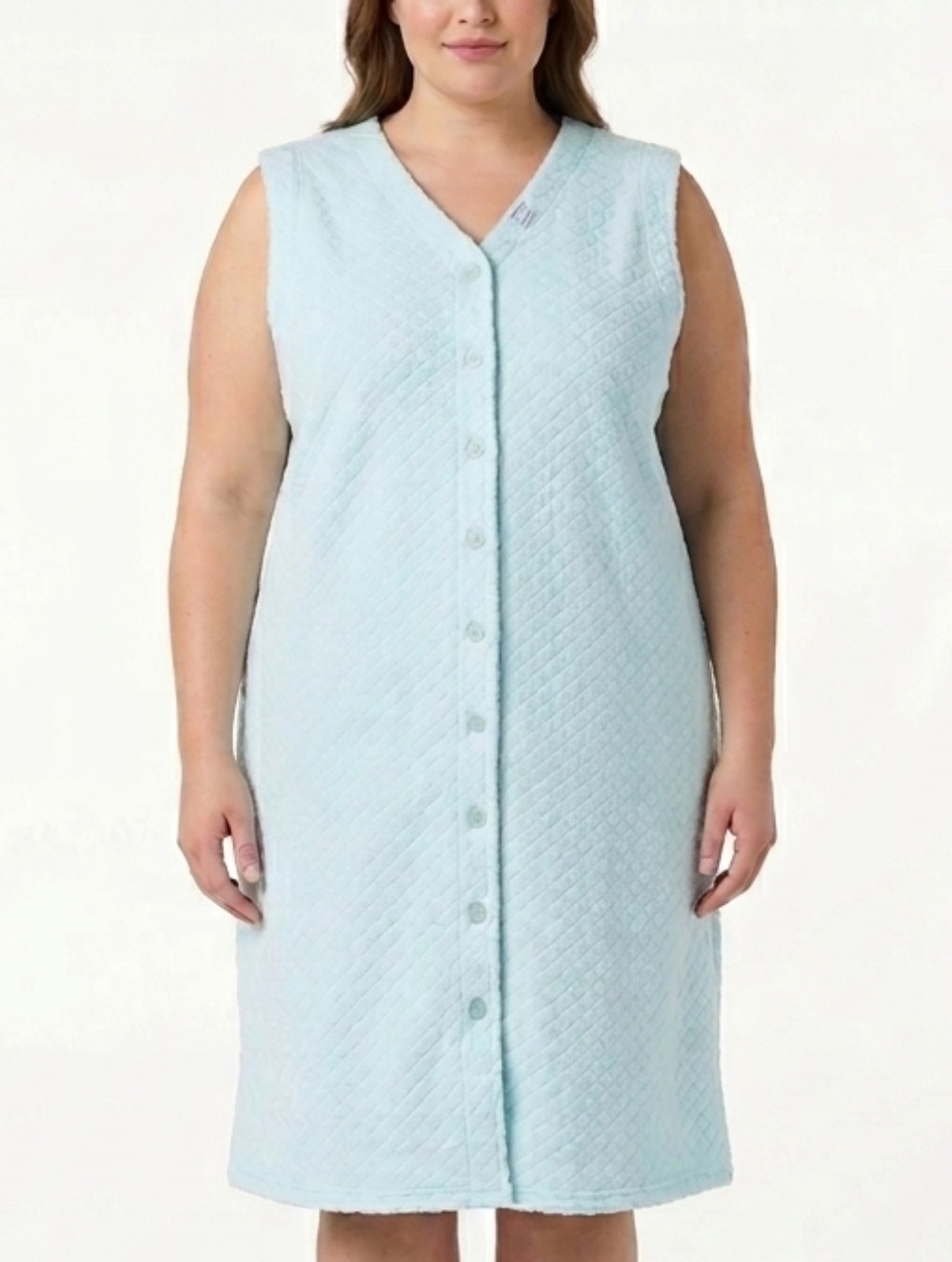 NWT Sunday Brunch Quilted Button-Front Robe
